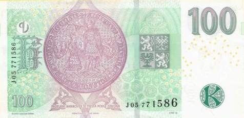 P18g Czech Republic 100 Korun Year 2018